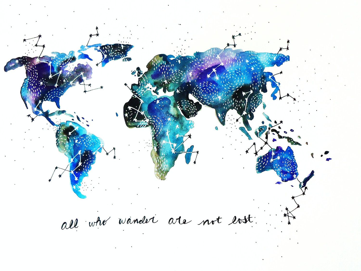Travel Watercolor Wallpaper On