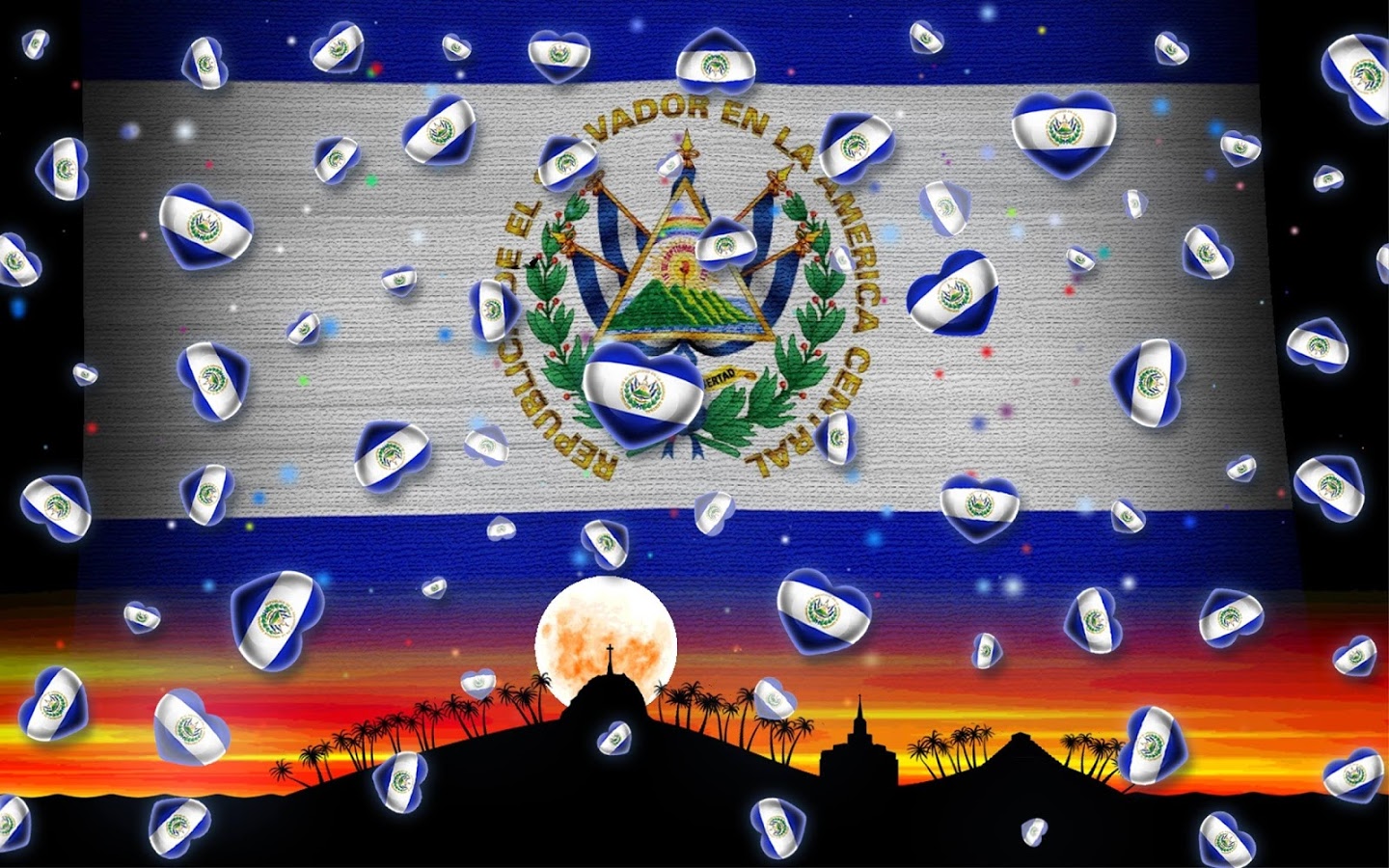 El Salvador Flag Wallpaper Android Apps On Google Play