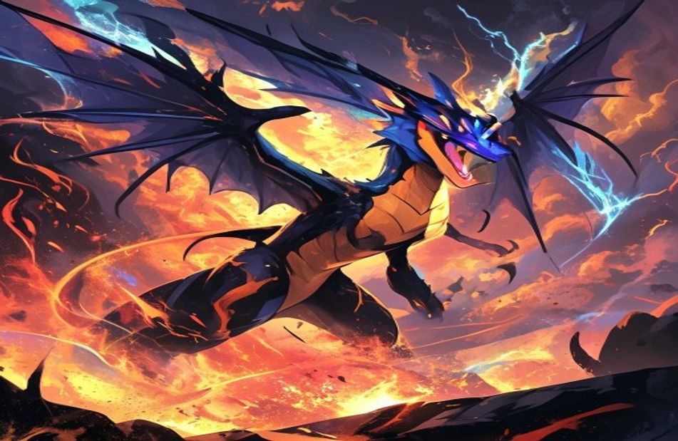 Pokemon Mega Charizard X Wallpaper