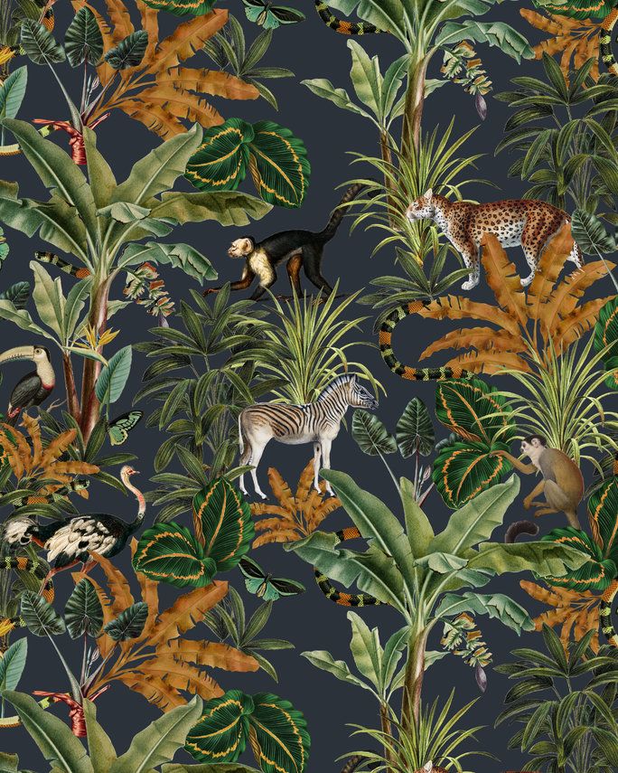 Mighty Jungle Wallpaper On Roll Creative Labs