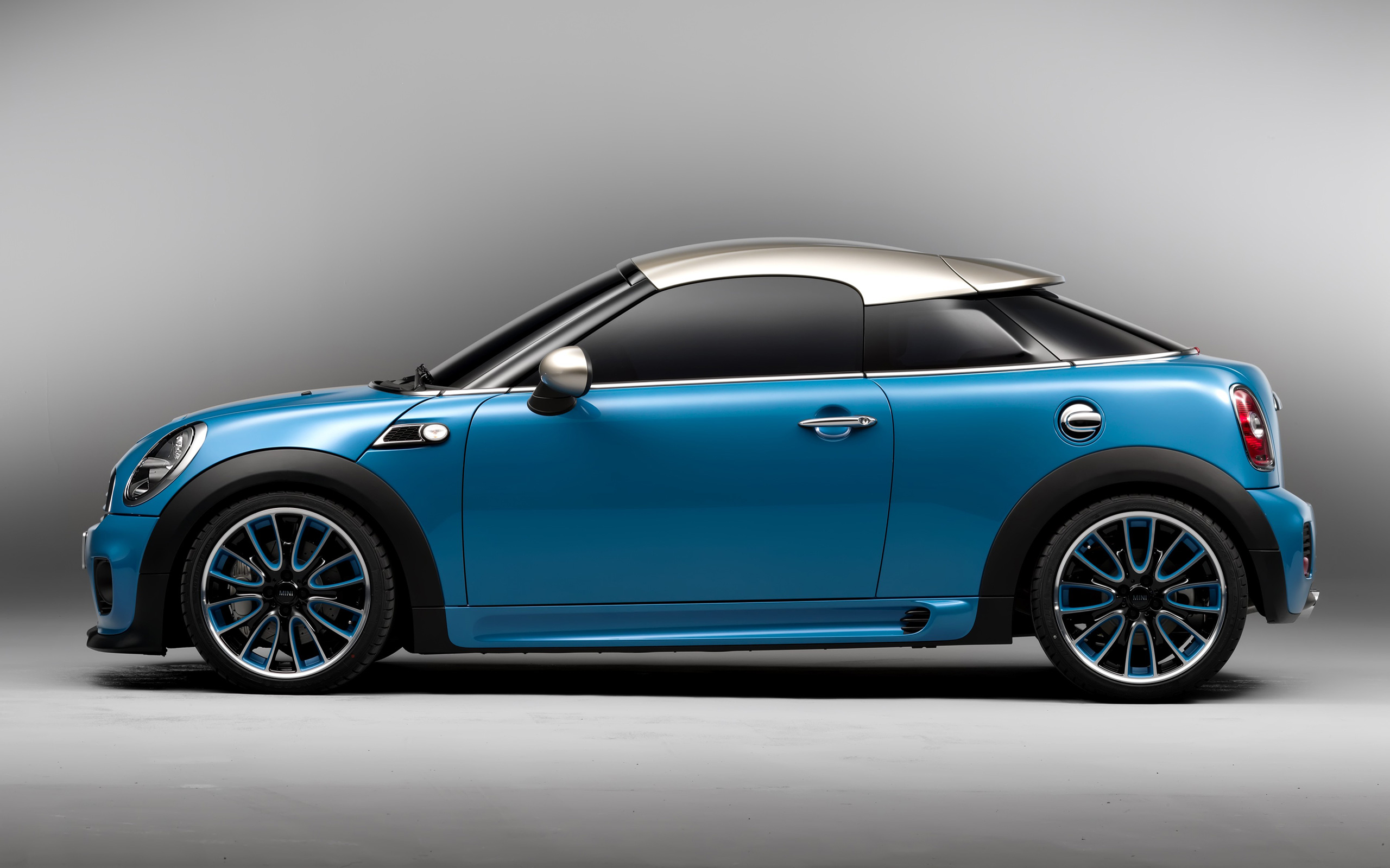 Blue Mini Cooper Luxury Car Wallpaper Imagebank Biz
