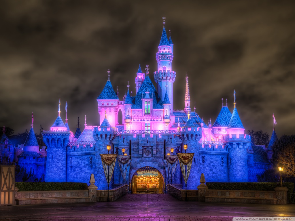 Sleeping Beauty Castle HD Desktop Wallpaper Widescreen High