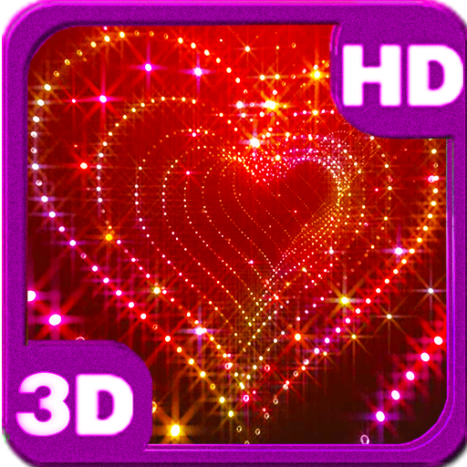 Sparkle 3d Glitter Heart Live Wallpaper For Android Hello