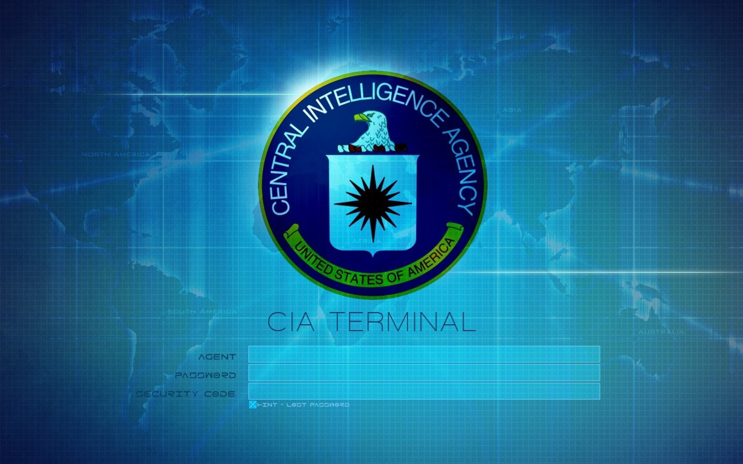Intelligence Agency Crime Usa America Spy Logo Wallpaper Background