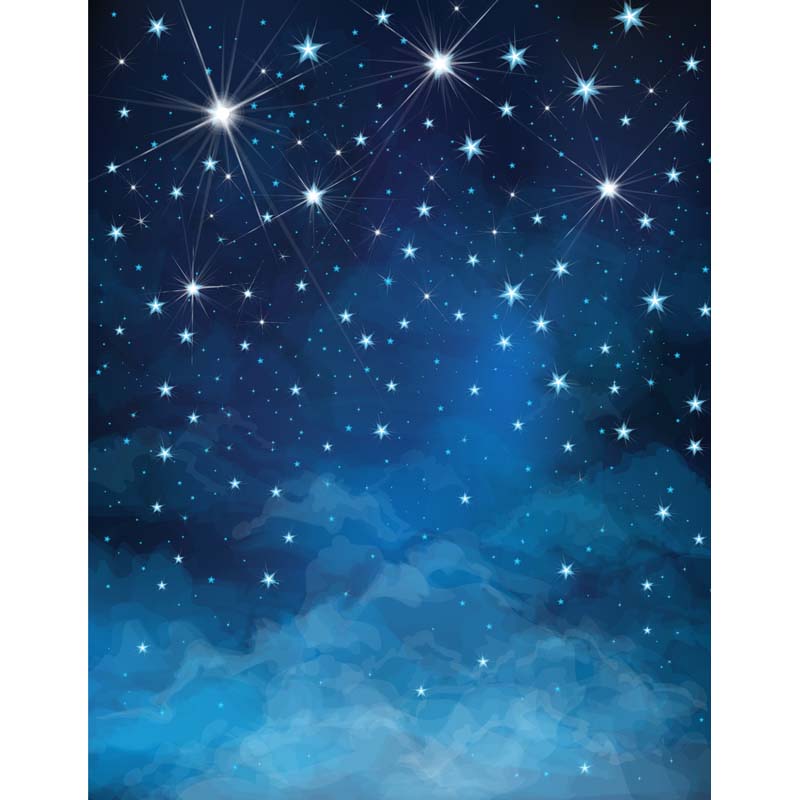 Photography Backdrop Night Starry Sky Star Space Galax Wall