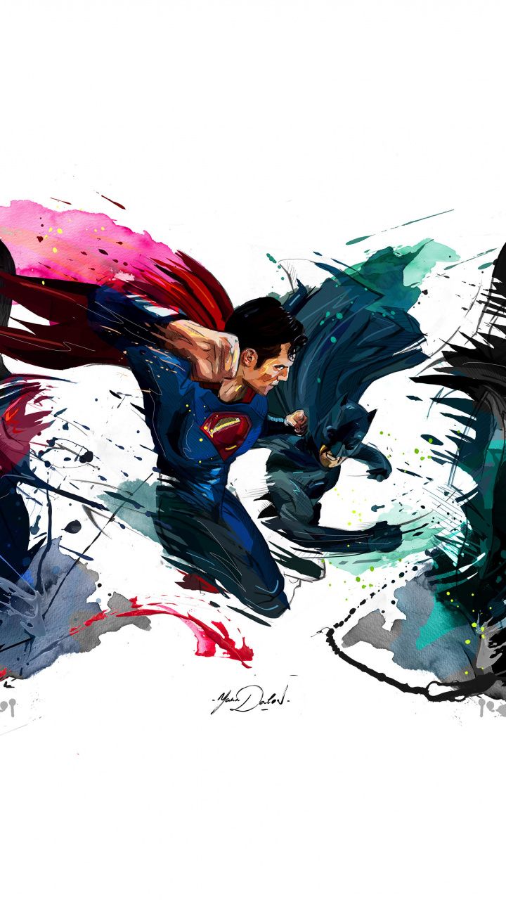 Batman Vs Superman 4k Sketch Artwork Wallpaper Dc