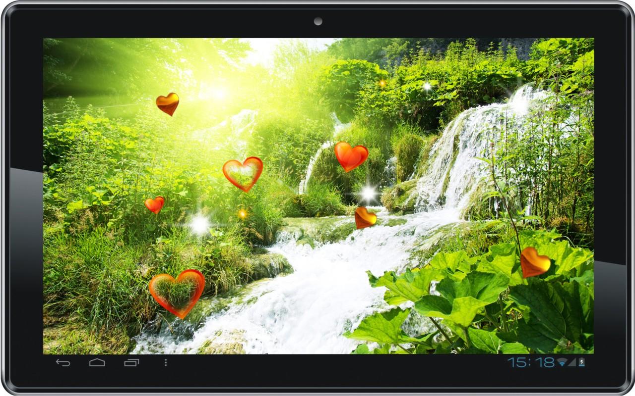 Waterfall Love Live Wallpaper Android Apps On Google Play