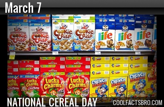 March Is National Cereal Day Finger Licking Good