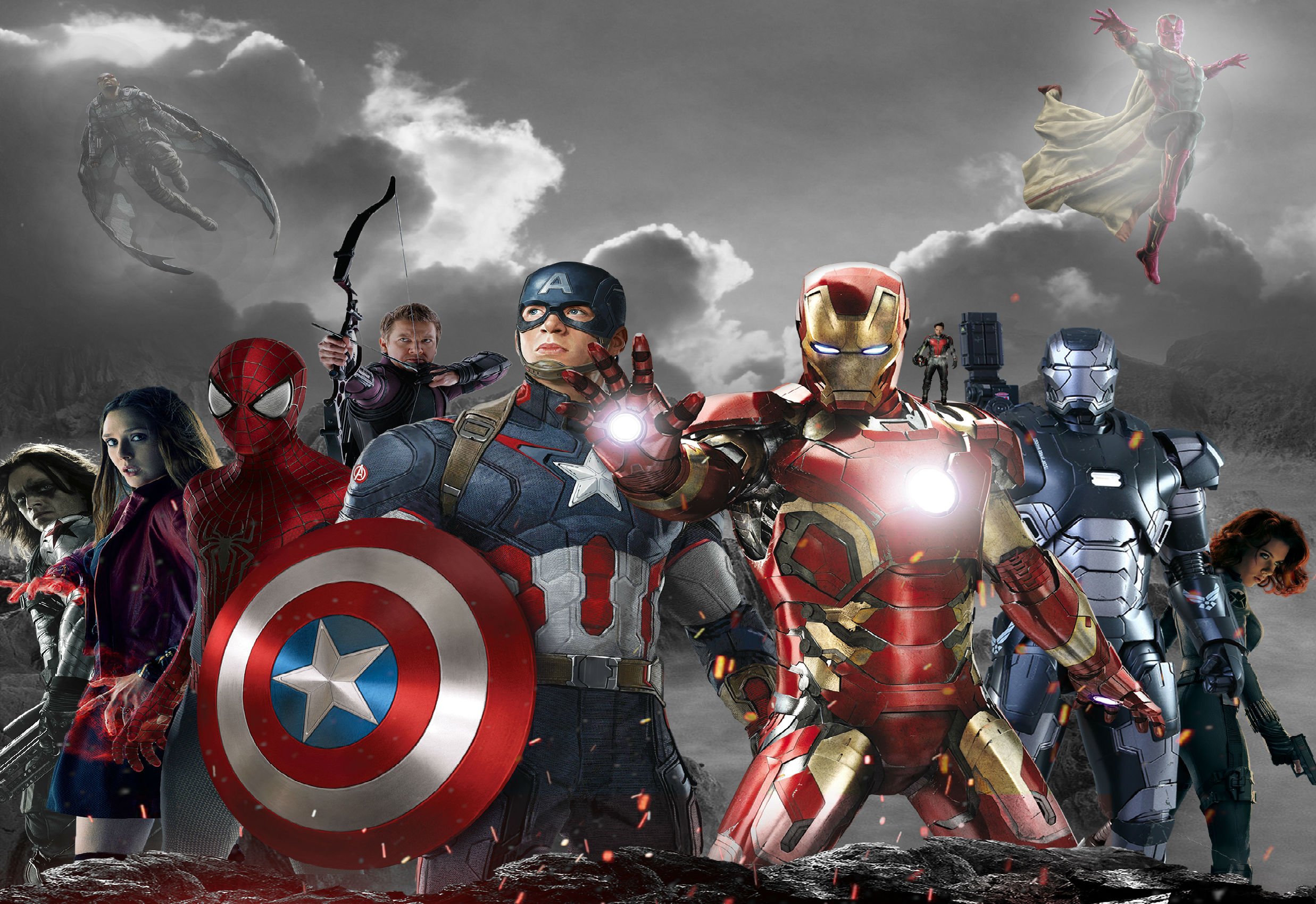 Action Fighting 1cacw Warrior Sci Fi Avengers Wallpaper Background
