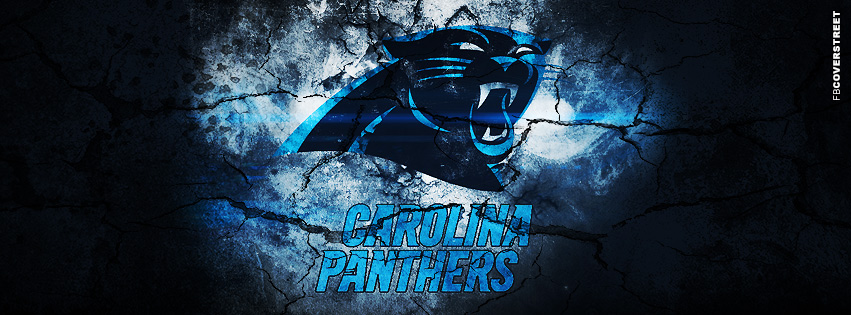 Carolina Panthers Grunged Logo Cover Simple