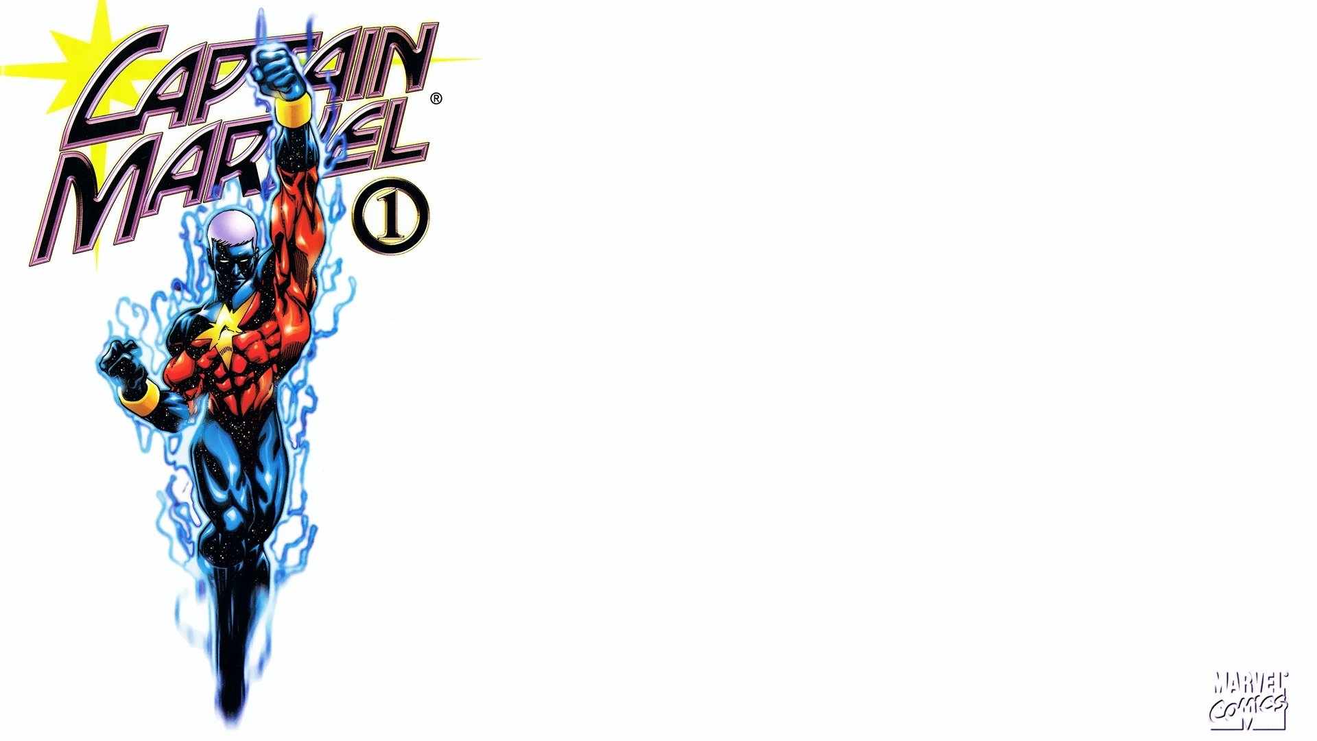 Comic Captain Marvel HD Wallpaper