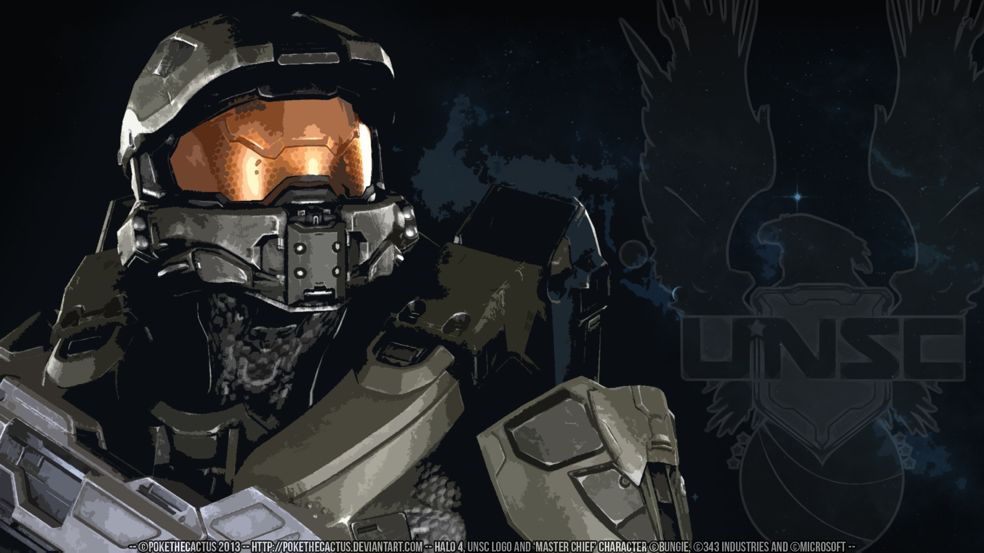 Halo Master Chief HD Wallpaper By Pokethecactus On