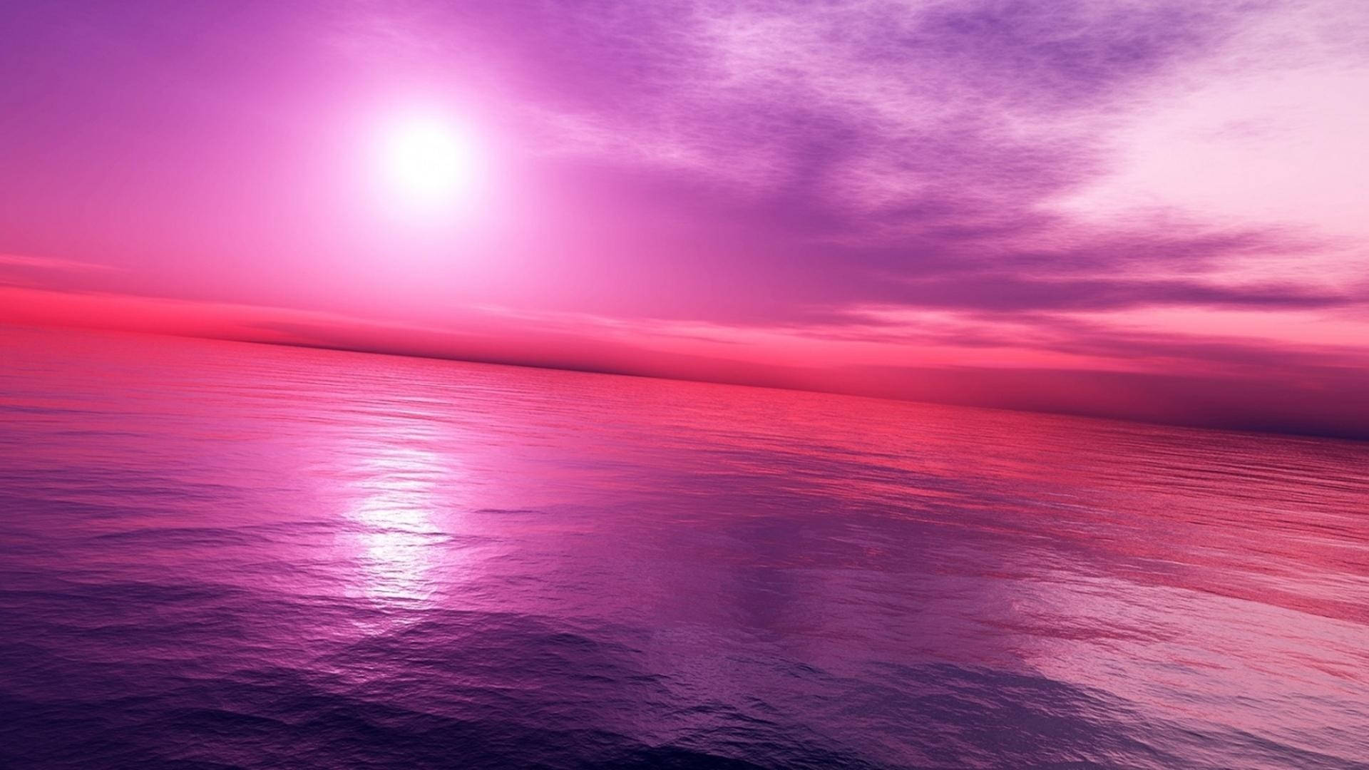 Pink Sunset Wallpaper
