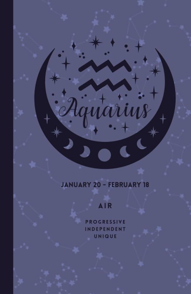 Aquarius Zodiac Journal Lined S Resources Creative And Fun