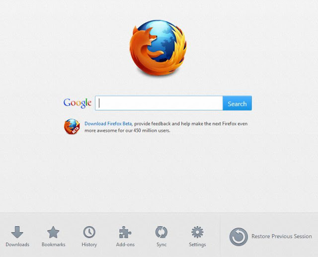 Firefox Arrives With A Start Face Lift And Speed Improvements