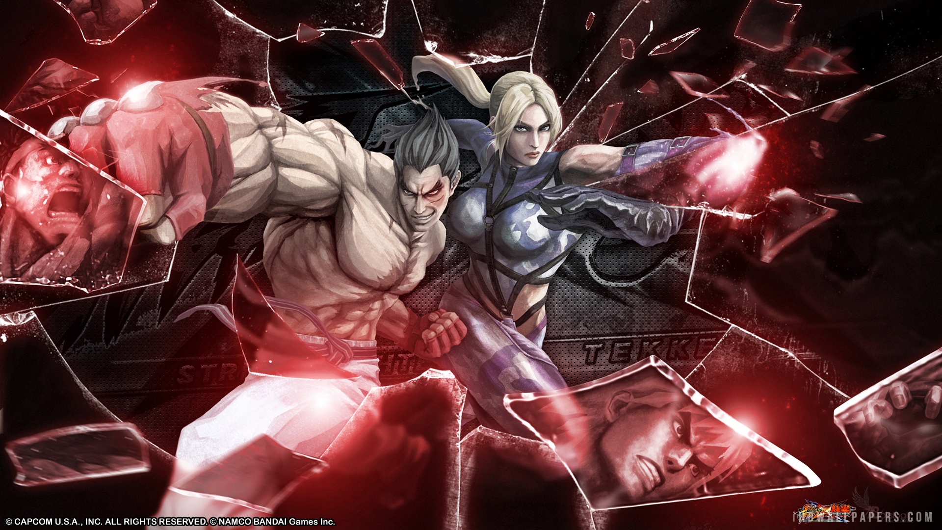 Kazuya Nina Street Fighter X Tekken Wallpaper From The