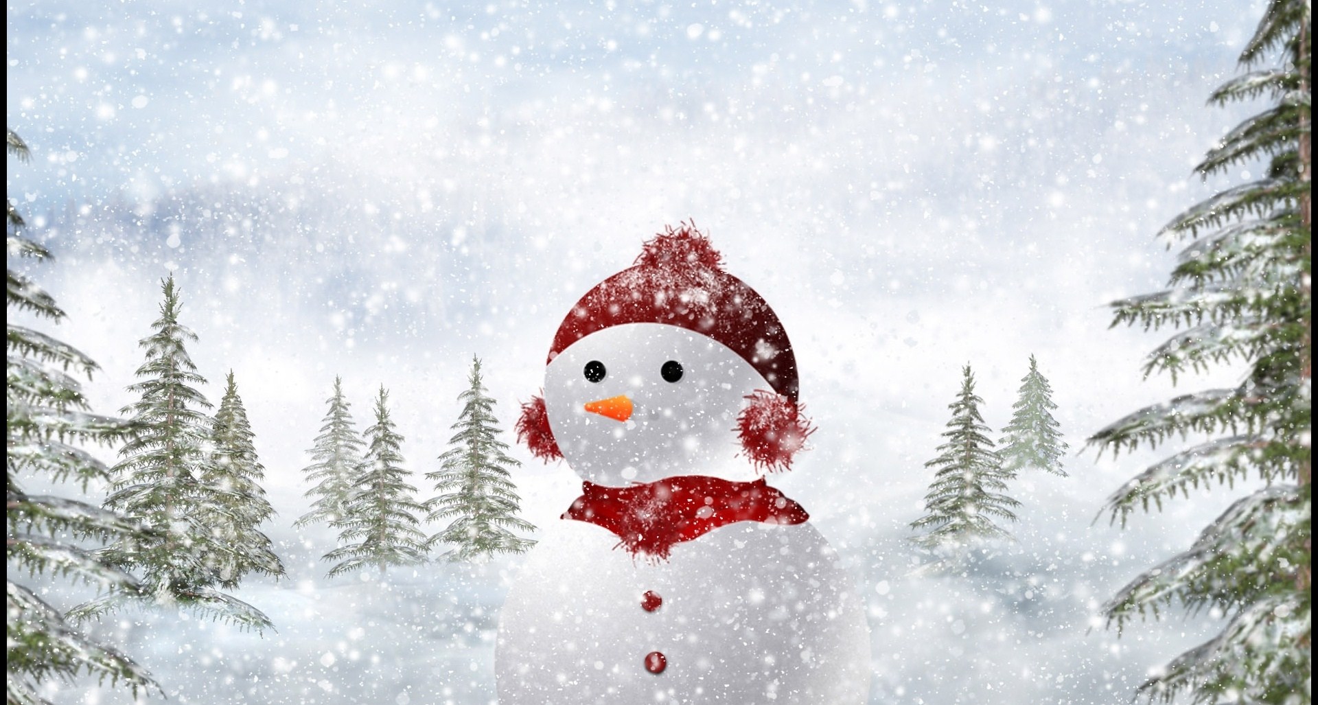 Christmas Snow Wallpaper Happy Xmas
