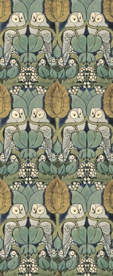 William Morris Owl Pattern