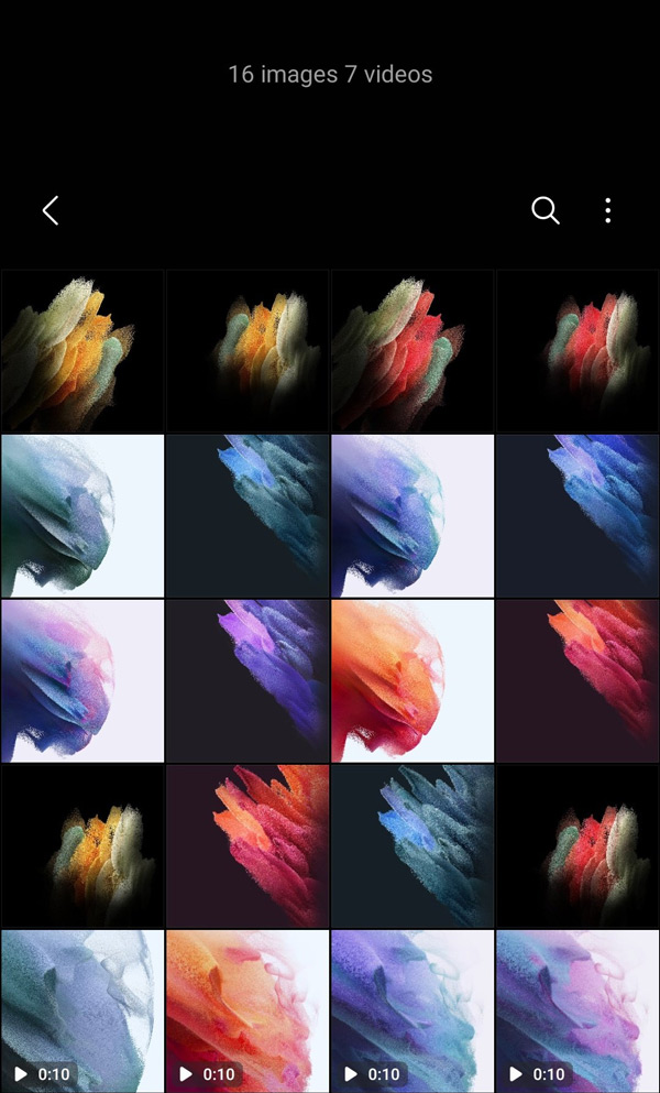 Samsung Galaxy S21 Wallpaper Uitgelekt