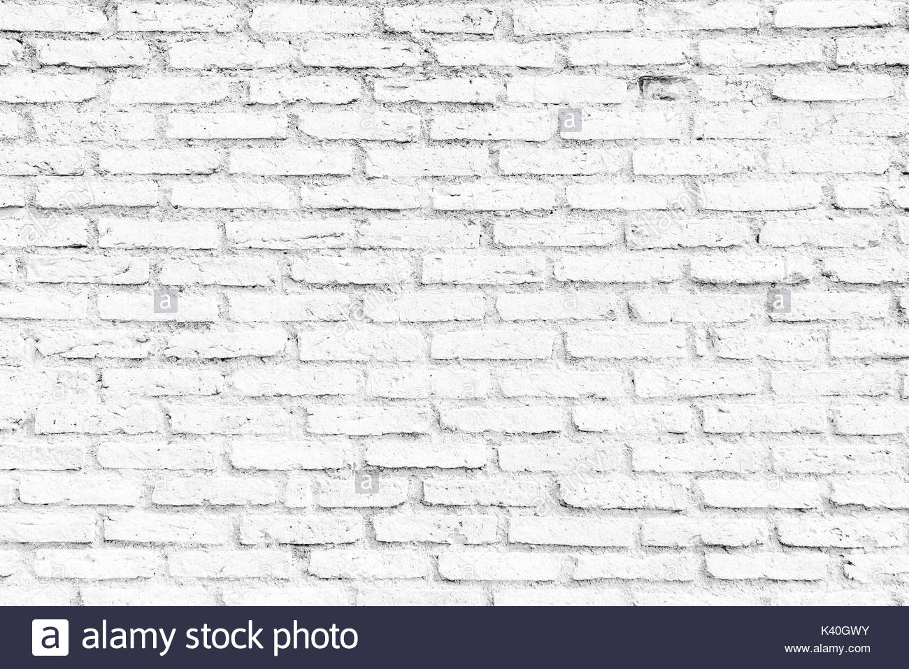 Old White Brick Wall Texture Design Empty Background