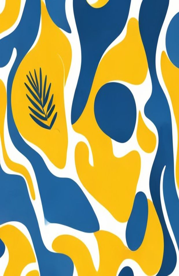 Yellow And Blue Wallpaper