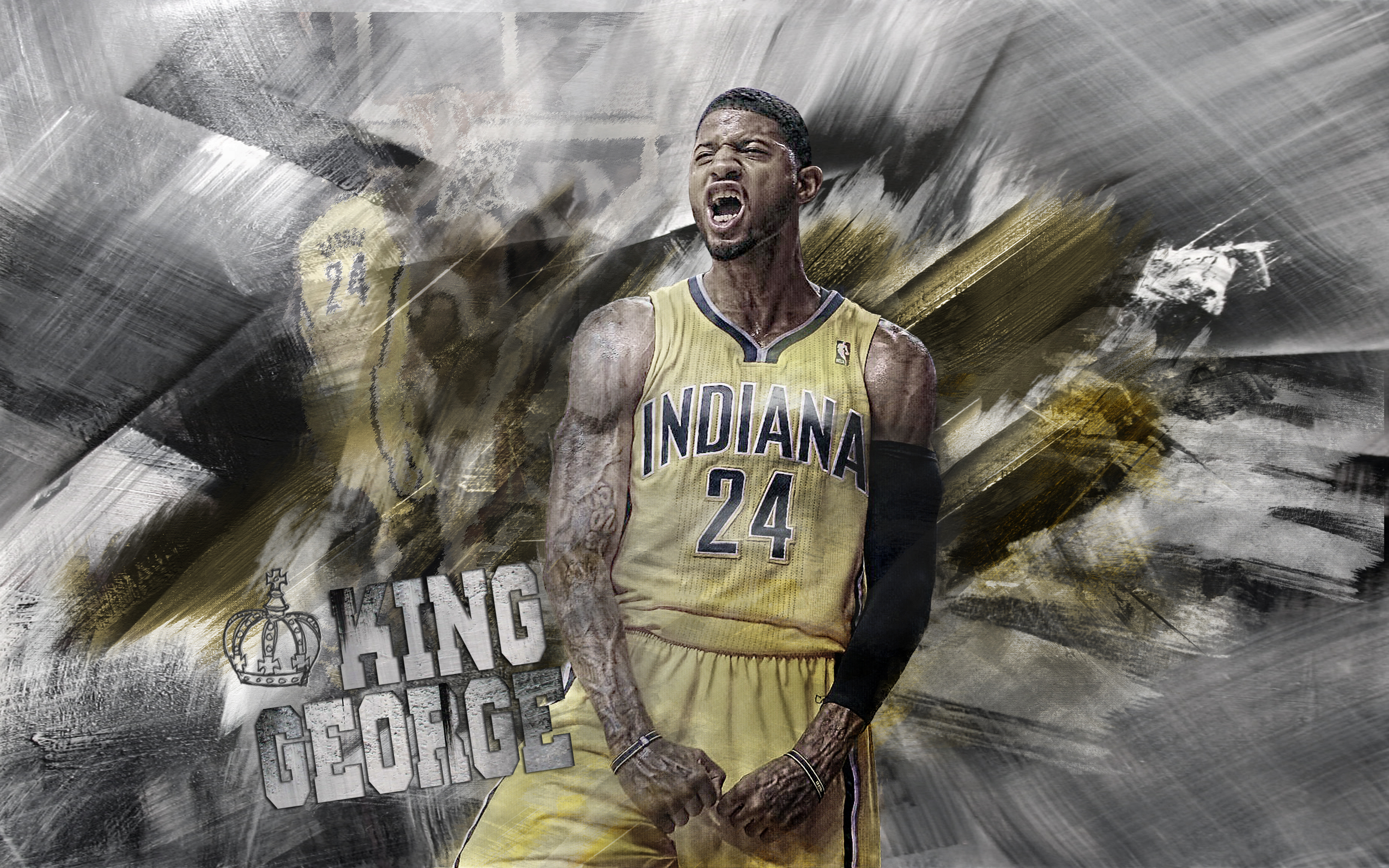 King George Indiana Pacers Wallpaper By 31andonly