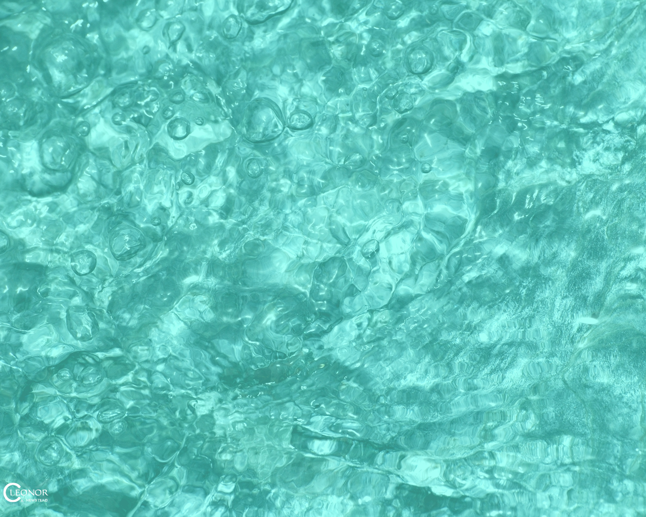 Wallpaper Bubbles Aqua By Cleonor 3d