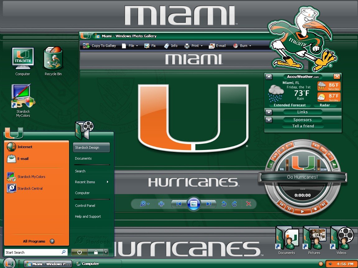 Mycolors University Of Miami Desktop Screenshot