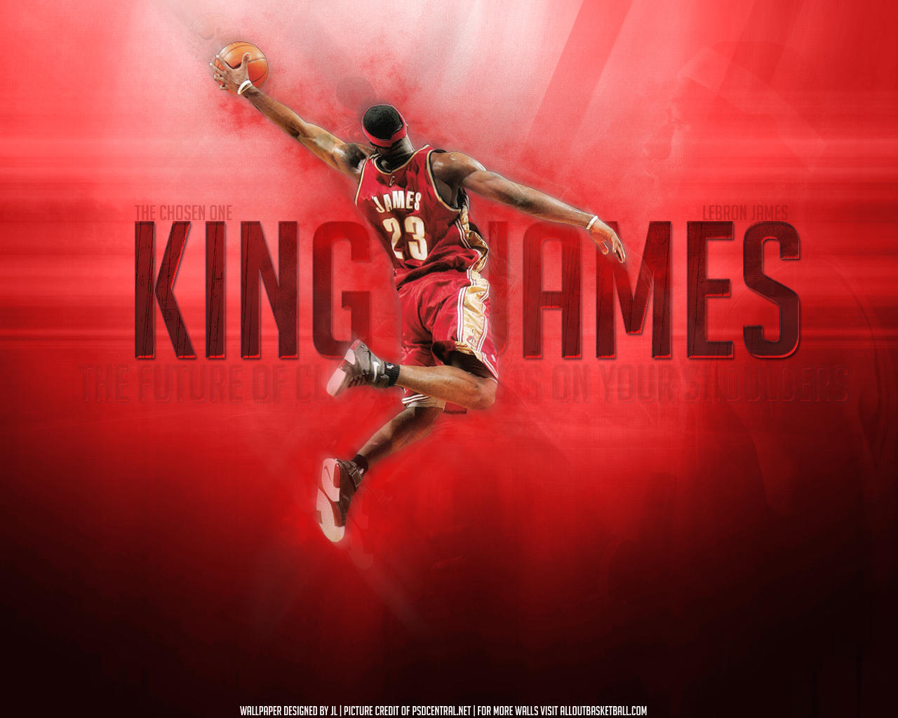 Lebron The King James By J Wallpaper