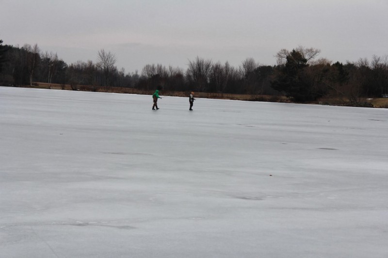 Ice Fishing On Silver Lake Fish
