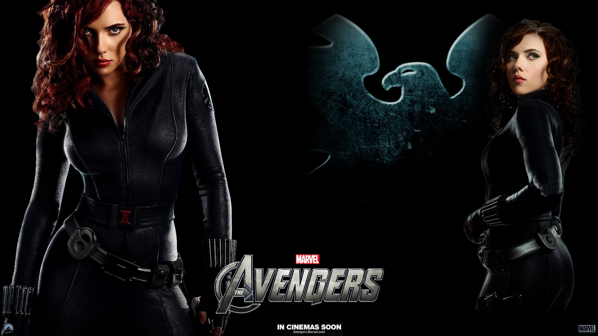 Black Widow   The Avengers Wallpaper 30878719 1920x1080