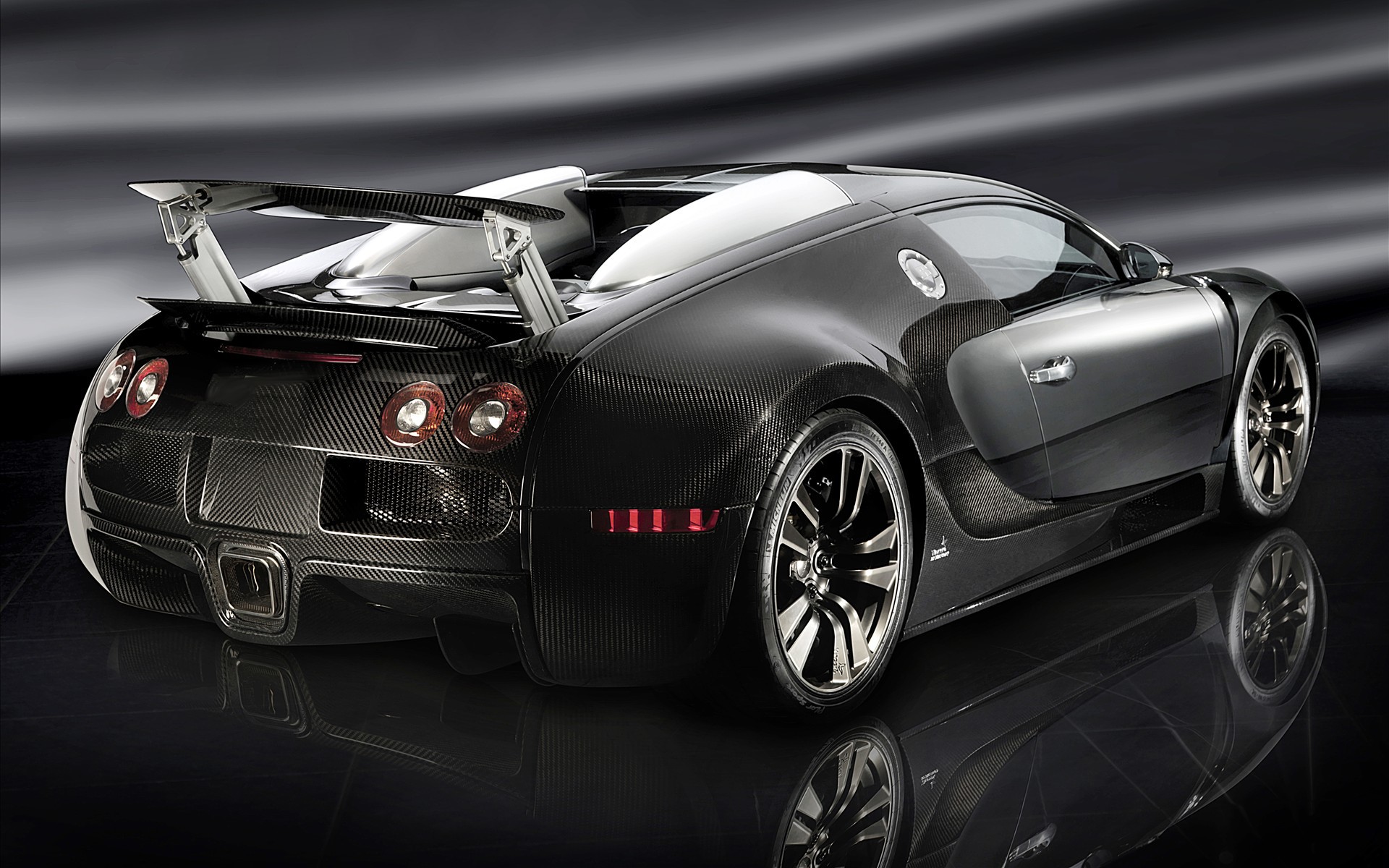 Black Bugatti Veyron Supersport Wallpaper And Image