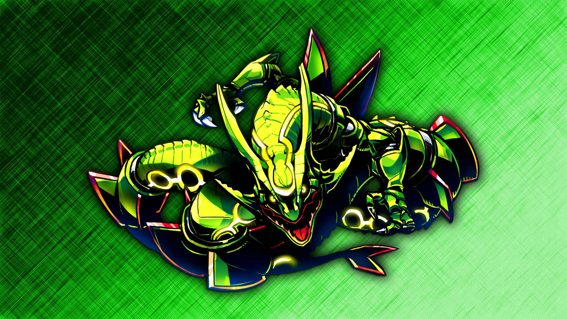 Pokemon Rayquaza 1680 1050 , Shiny Mega Rayquaza HD phone wallpaper