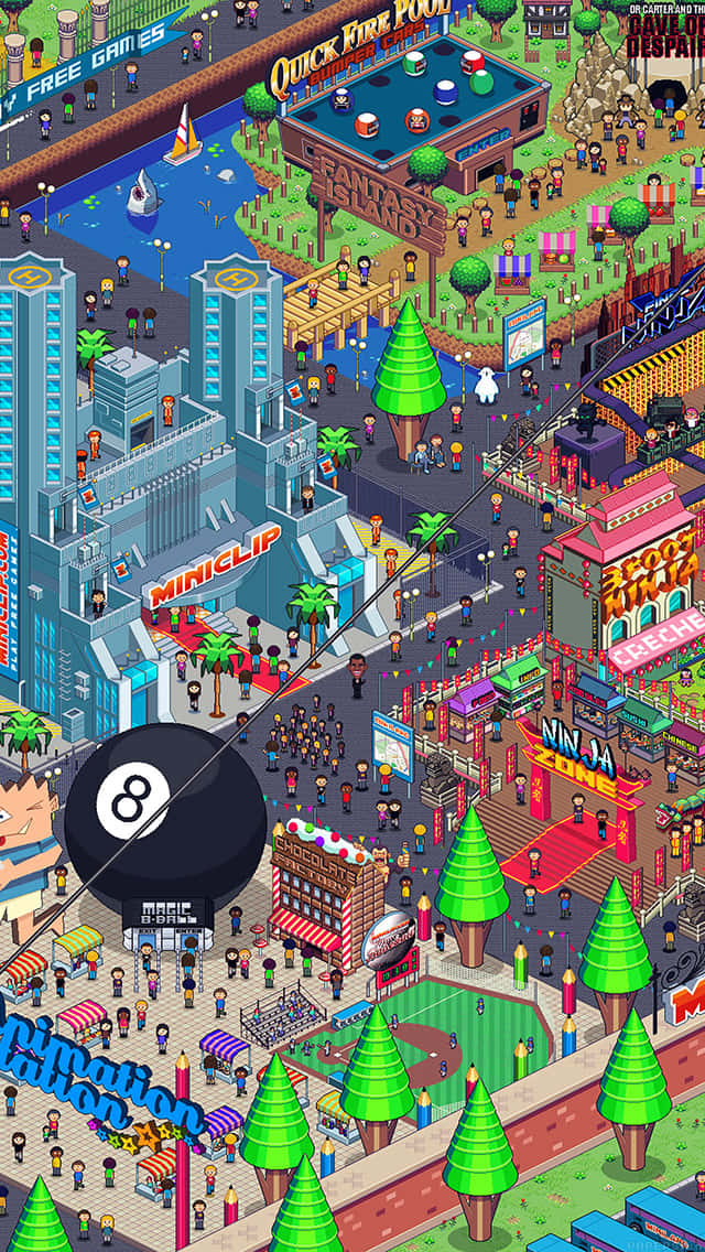 Pixel Game Wallpaper