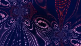 Psychedelic Colorful Fractal Splash Abstract Motion Background 4k