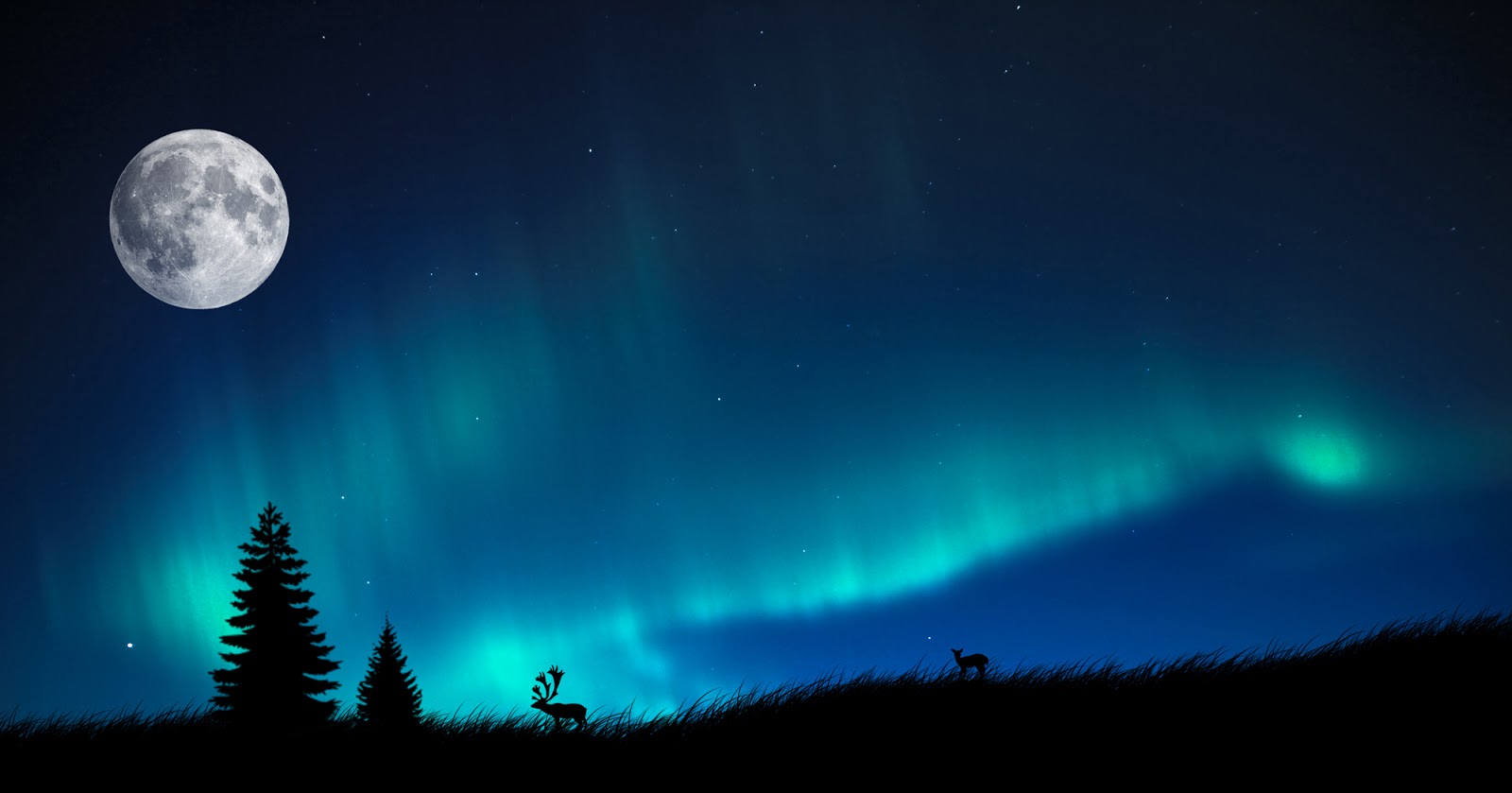 Ultra HD Wallpaper Of Northern Lights Aurora Borealis