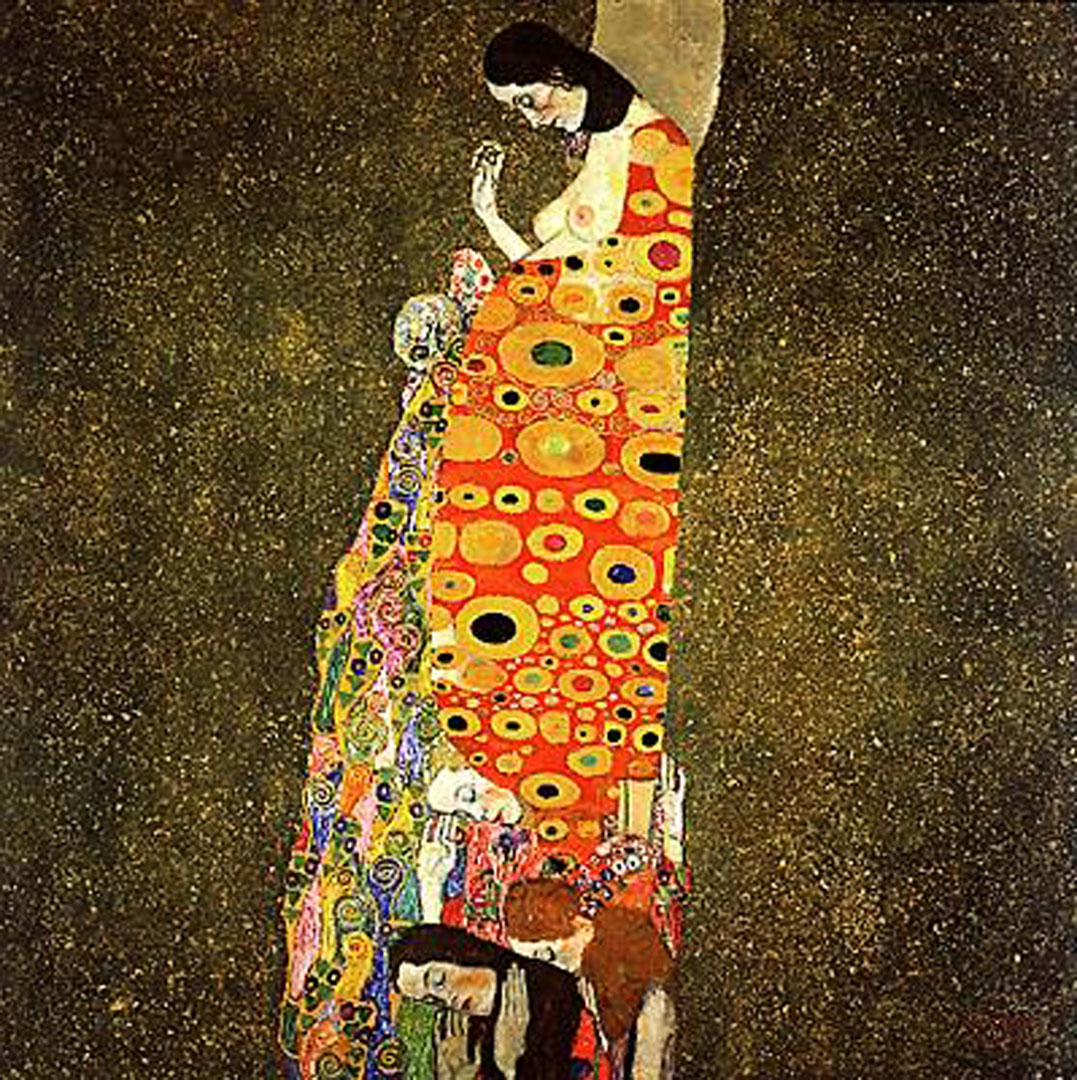 Hope Ii A Surrealist Gustav Klimt Art Wallpaper Picture