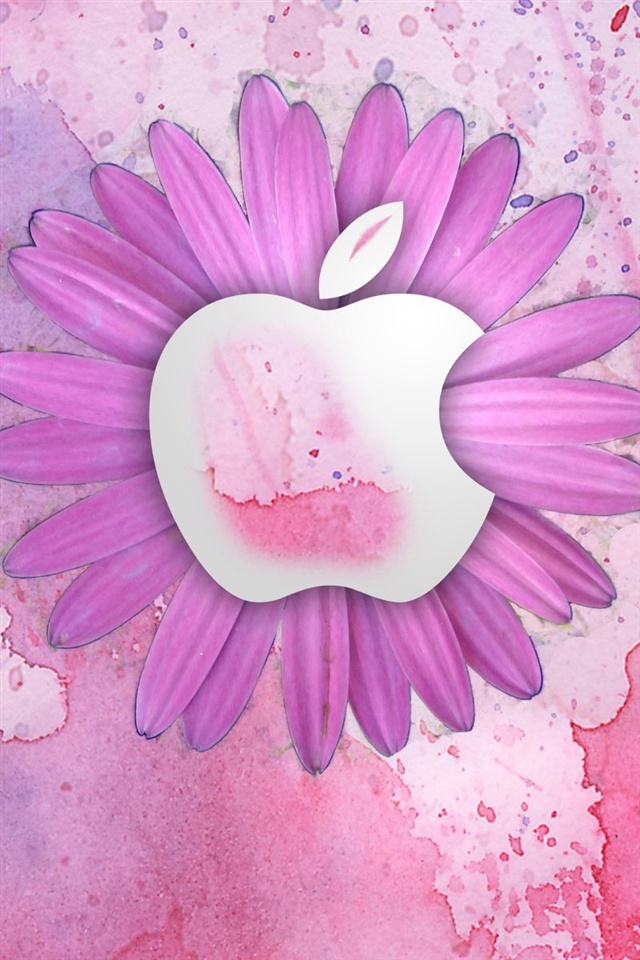 Pink Flower Apple iPhone Wallpaper 4s