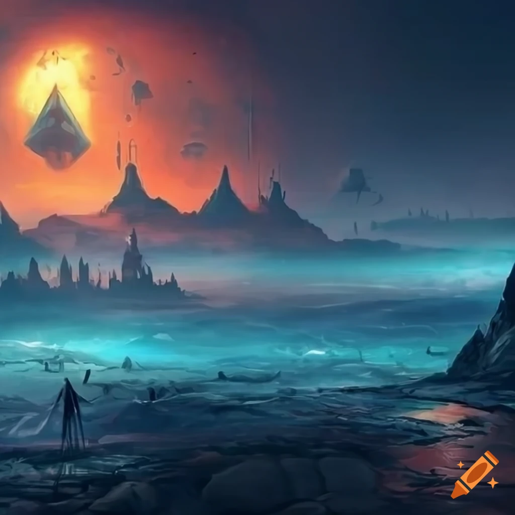 Sci Fi Landscape Wallpaper