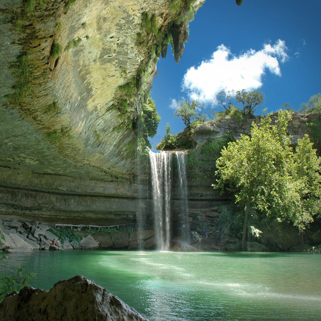 Nature Mountain Waterfall iPad Wallpaper Download iPhone Wallpapers