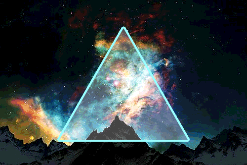 Trippy Galaxy Illuminati Wallpaper
