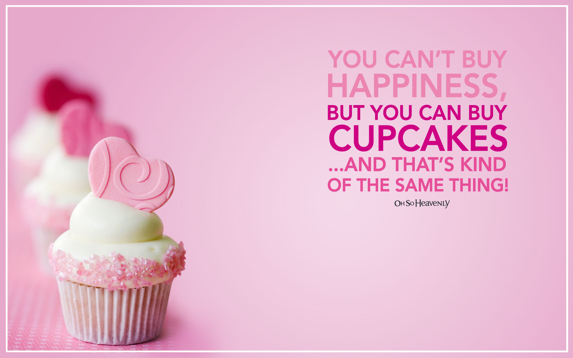 Pretty Pink Cupcakes Wallpaper Widescreen