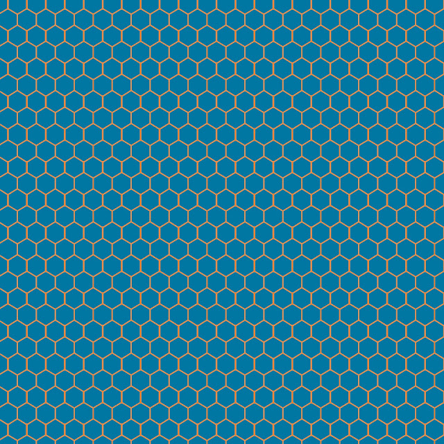 Doodlecraft Hexagon Honeyb Bie Background Pattern Of