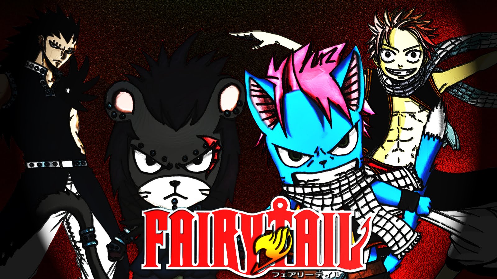 Fairy Tail Happy Panther Lily Wallpaper