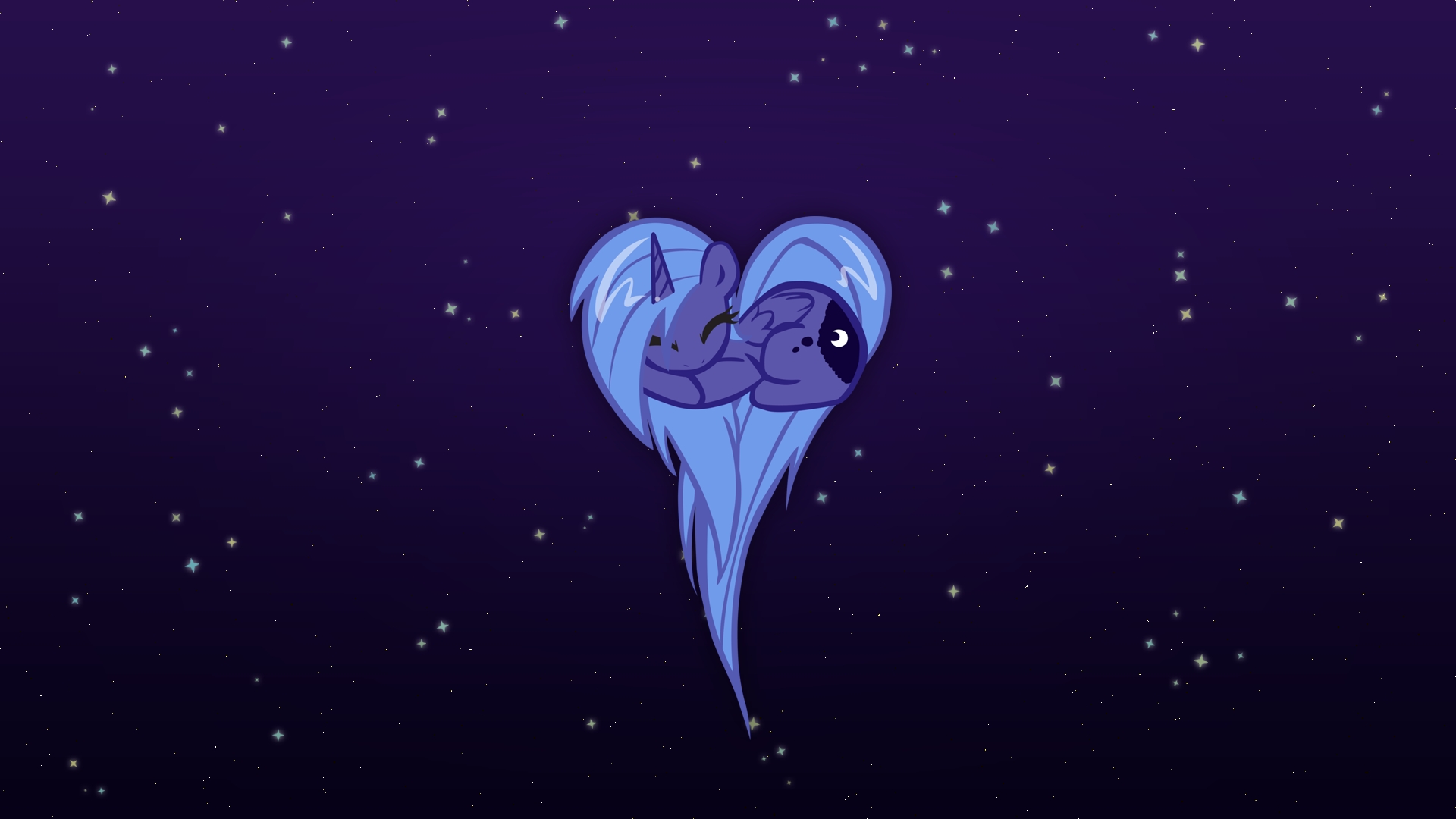 Stars My Little Pony Hearts Ponies Princess Luna Space HD