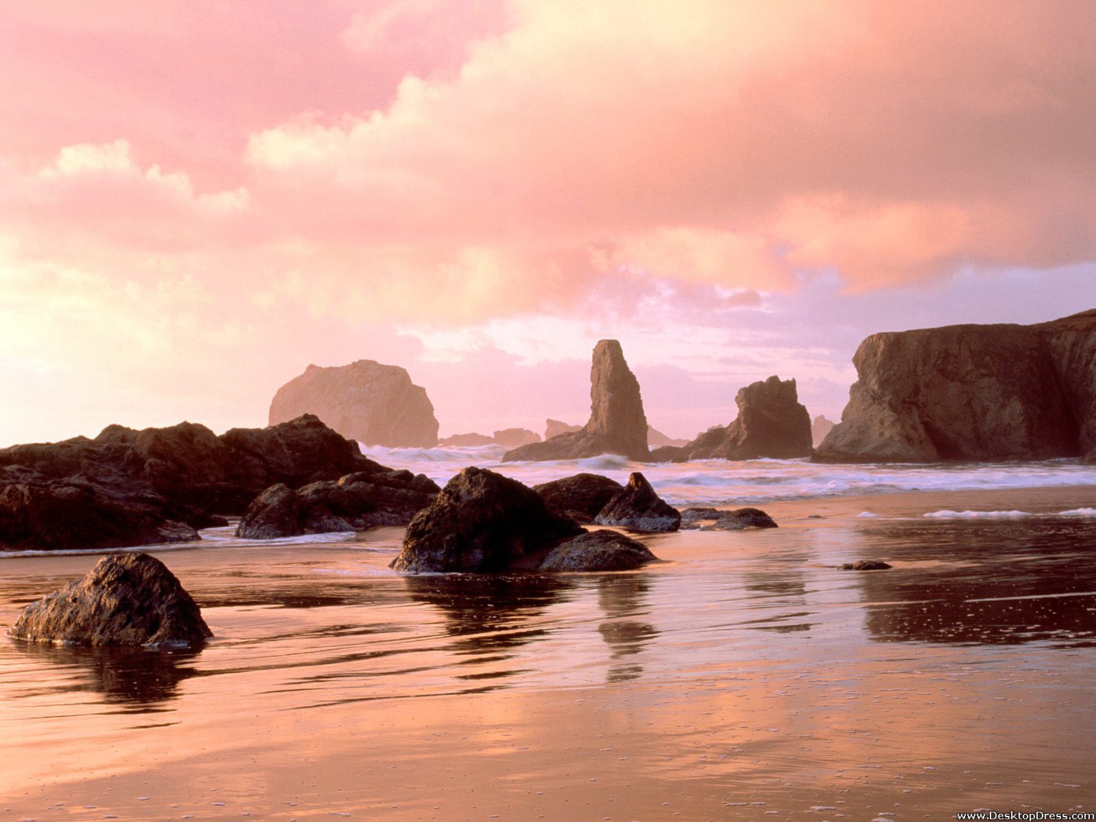 Desktop Wallpaper Natural Background Coastal Sunset Face