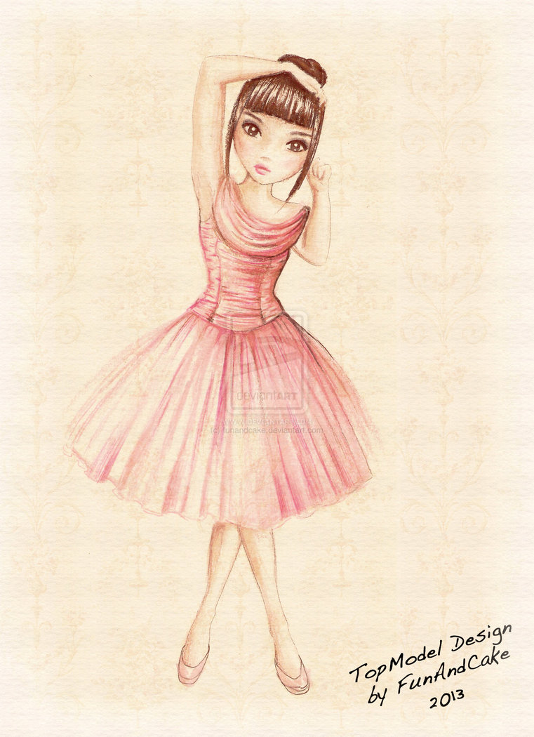 Vintage Ballerina By Funandcake