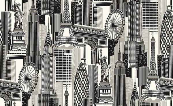 Cityscape Wallpaper Murals Give An Instant Urban Vibe