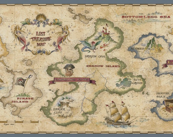 Pirate Map Border Detail