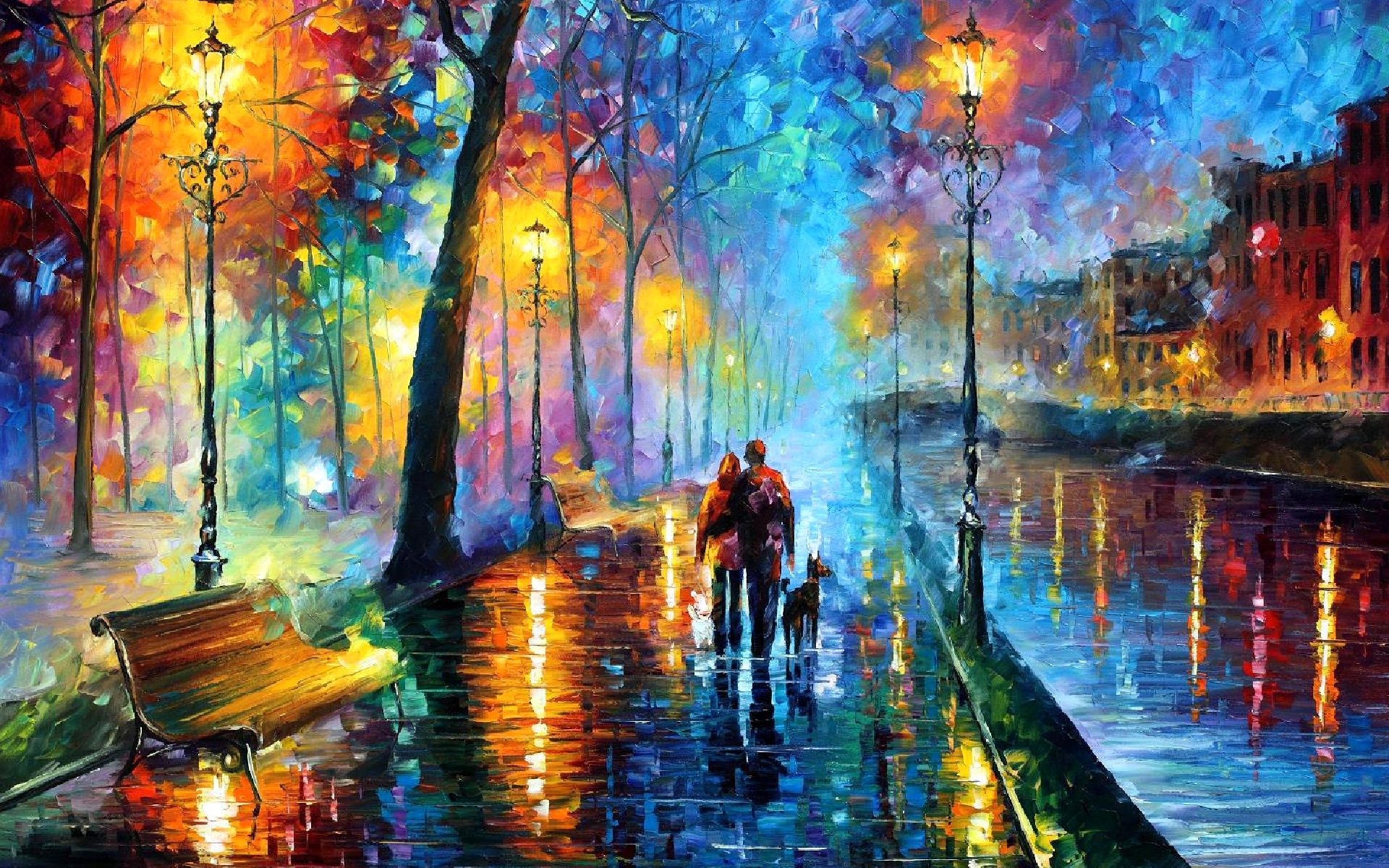 Fabulous Paintings In Psd Wallpaper